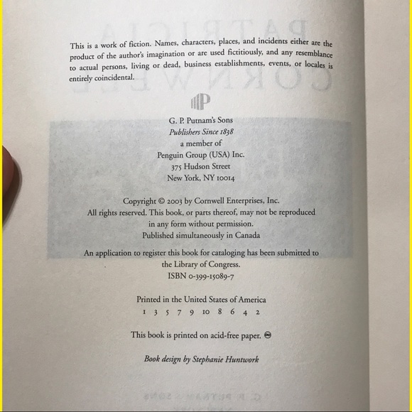 Blow Fly Hardcover Book - Picture 4 of 4